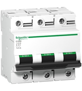 125A, MCB, DP (3 MOD), SCHNEIDER