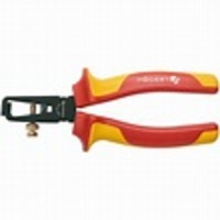 HOGERT, HT1P931, Insulated wire stripper pliers 160 mm, VDE, 1000 V