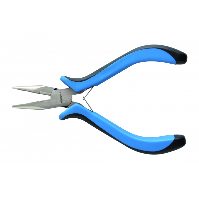 HOGERT, HT1P054, Precision long nose pliers 130 mm