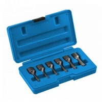 HOGERT, HT8G402, Bolt extractors set 2-10 mm, 3/8", 6 pcs