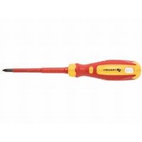 HOGERT, HT1S966, Insulated screwdriver PH2 100 mm, 1000 V, CrMo steel
