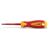 HOGERT, HT1S924, Insulated screwdriver PH2 100 mm, 1000 V, S2 steel