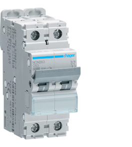 MCB TYPE NC-N 10KA, 40, 50, 63A, DP (2 MODULE)
