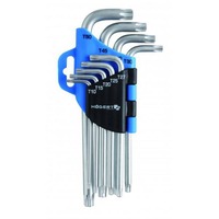 HOGERT, HT1W814, 9- piece Torx keys set, CrV steel